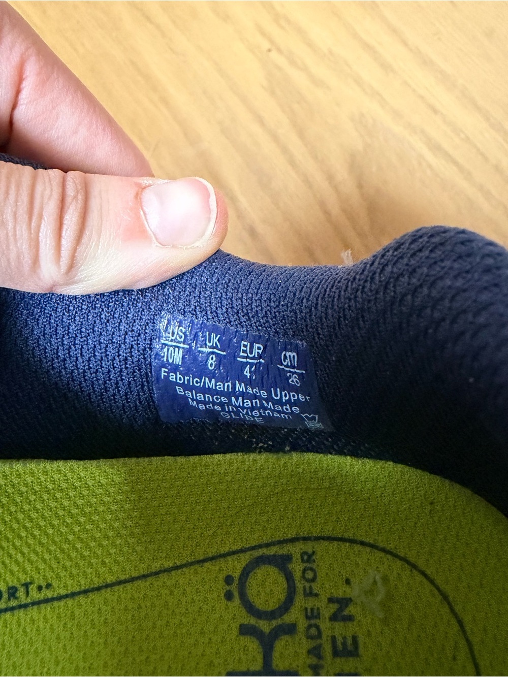 Ryka Navy and Lime Athletic Sneakers - Picture 5 of 5